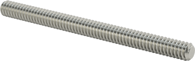 Image of Product. Front orientation. Super-Corrosion-Resistant 316 Stainless Steel Threaded Rod, 10-24 Thread Size, 2-1/2" Long.