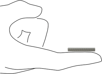Image of Product. Side1 orientation. Contains SizingReference. Super-Corrosion-Resistant 316 Stainless Steel Threaded Rod, 10-32 Thread Size, 1-1/4" Long.