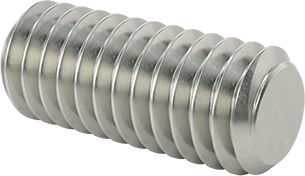 Image of Product. Front orientation. Super-Corrosion-Resistant 316 Stainless Steel Threaded Rod, 5/16"-18 Thread Size, 3/4" Long.