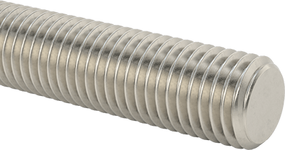 Image of Product. Front orientation. Super-Corrosion-Resistant 316 Stainless Steel Threaded Rod, 3/4"-10 Thread Size, 4" Long.