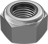 Metric Fine-Thread Medium-Strength Steel Nylon-Insert Locknuts—Class 8