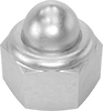 Metric Nylon-Insert Cap Locknuts