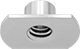 Image of Product. Bottom orientation. Weld Nuts. Rectangular Weld Nuts.