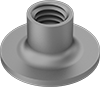 Metric Steel Round-Base Weld Nuts