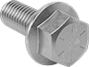 Steel Flanged Hex Head Screws