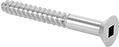 Image of Product. Front orientation. Wood Screws. Steel Square-Drive Flat Head Wood Screws.