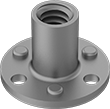 Image of Product. Front orientation. Screw-Mount Nuts. Screw-Mount Nuts, Style B.