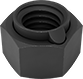 Image of Product. Bottom orientation. Locknuts. Steel-Insert Locknuts for Extreme Vibration.