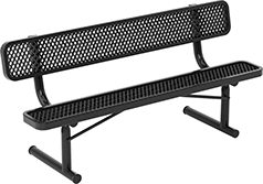 Image of Product. Front orientation. Benches. Outdoor Benches, Style G.