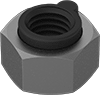 High-Strength Steel Extra-Wide Steel-Insert Locknuts for Extreme Vibration—Grade 8
