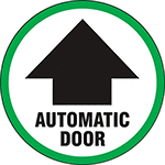 Image of Product. Back. Back orientation. Labels. Door Labels , Do Not Enter—Automatic Door.