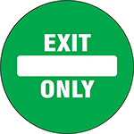 Image of Product. Back. Back orientation. Labels. Door Labels , No Entry.