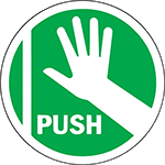Image of Product. Back. Back orientation. Labels. Door Labels , Pull.