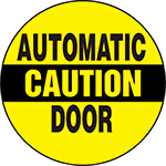 Image of Product. Front orientation. Labels. Door Labels , Caution—Automatic Door.