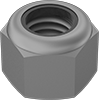 High-Strength Steel Nylon-Insert Locknuts—Grade 8