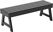 Image of Product. Front orientation. Benches. Outdoor Benches, Style D.