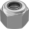 Steel Heavy Nylon-Insert Locknuts