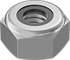 Thin-Heavy-Profile Nylon-Insert Locknuts