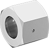 Nuts for Ultra-High-Polish Gasket Fittings for Stainless Steel Tubing