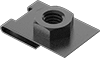 Clip-On Hex Nuts