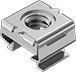 Image of Product. Front orientation. Snap-In Nuts. Steel Snap-In Nuts.