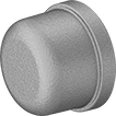 Image of Product. Female. Front orientation. Pipe and Fittings. Premium Low-Pressure Stainless Steel Threaded Pipe Fittings, Caps, Threaded Fitting Connection, Female.