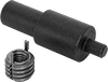 Key-Locking Threaded Inserts with Installation Tools