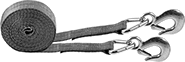 Image of Product. Latching Hooks. Front orientation. Tow Straps. Tow Straps, With Latching Hooks.