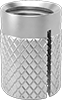 Screw-to-Expand Press-In Threaded Inserts for Plastic