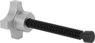 Image of Product. Bottom orientation. Clamping Screws. Screw Clamps.