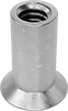 Image of Product. Smooth. Bottom orientation. Rivet Nuts. Flush-Profile Rivet Nuts.