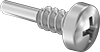 Steel Phillips Rounded Head Drilling Screws