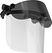 Image of Product. Front orientation. Face Shields. Hard-Hat Mount Welding Face Shields.