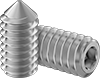 Metric 18-8 Stainless Steel Cone-Point Set Screws