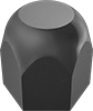 Steel Extra-Wide High-Hex Cap Nuts