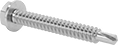 Image of Product. Back orientation. Tapping Screws. Stainless Steel Flanged Hex Head Drilling Screws.