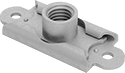 Image of Product. Bottom orientation. Rivet-Mount Nuts.