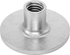 Long-Barrel Round Weld Nuts