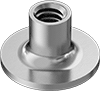 Stainless Steel Round-Base Weld Nuts