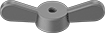 Image of Product. Front orientation. Thumb Nuts. Wing Nuts, Style 8.