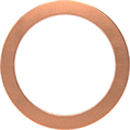 Image of Product. Front orientation. Tube Fitting Gaskets. Gaskets for Ultra-High-Vacuum Flanges.