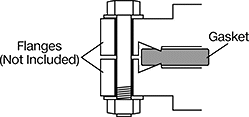Image of ProductInUse. Front orientation. Contains Annotated. Tube Fitting Gaskets. Gaskets for Ultra-High-Vacuum Flanges.