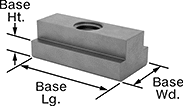 Image of Product. Front orientation. Contains Annotated. T-Slot Nuts. Extra-Long T-Slot Nuts.