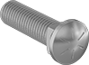 Image of Product. Front orientation. Plow Bolts. Square-Neck Oval-Head Plow Bolts.