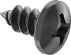 Steel Phillips Rounded Head Screws for Sheet Metal