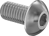 Titanium Button Head Hex-Drive Screws