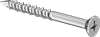 Stainless Steel Flat Head Tapping Screws for Concrete, Block, and Brick