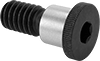 Steel Ultra-Low-Profile Hex-Drive Shoulder Screws