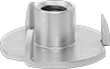 Split-Preventing Tee-Nut Threaded Inserts for Hardwood