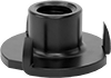 Split-Preventing Tee-Nut Threaded Inserts for Hardwood